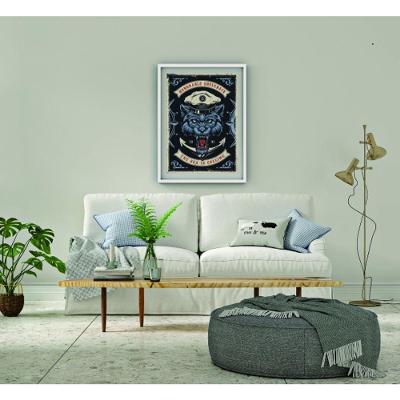 Quadro Decorativo The Sea Is Calling Retangular 20x30CM Branco