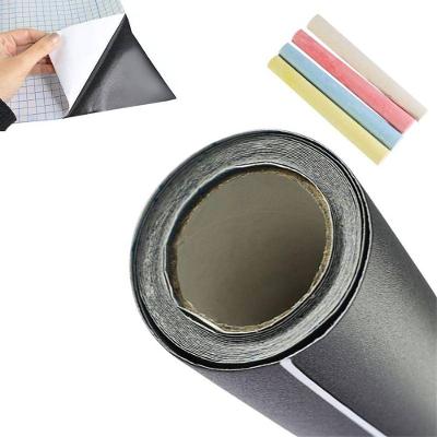 Papel de Parede Autocolante Revestimento Adesivo com Lousa para Escrever Preto Top Rio Comercial