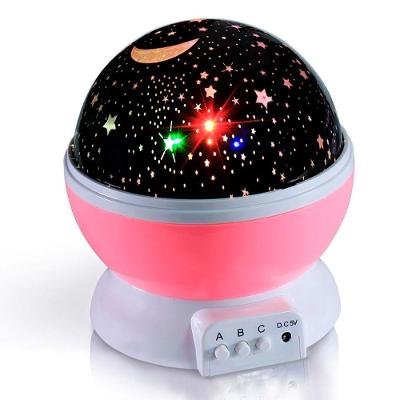 Luminária Projetor de Estrela Galaxy Star Master para Decoração de Festas com Projeção Piscando Rosa