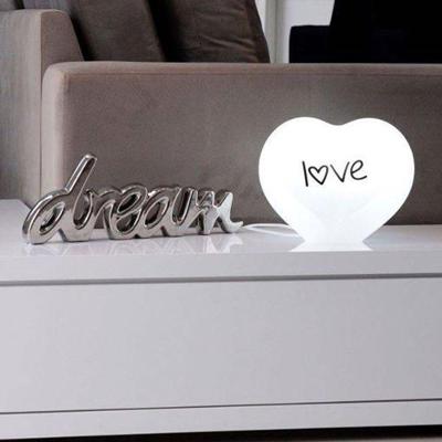 Luminária Coração Love Stylo Led Tpc com Luz Difusa Bivolt 110-220V Vermelho