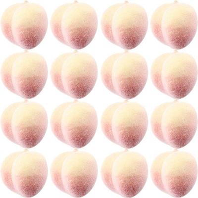 Kit de Mini Frutas Artificiais Pêssegos 384 Unidades Isopor 4 cm Laranja Gici Decor