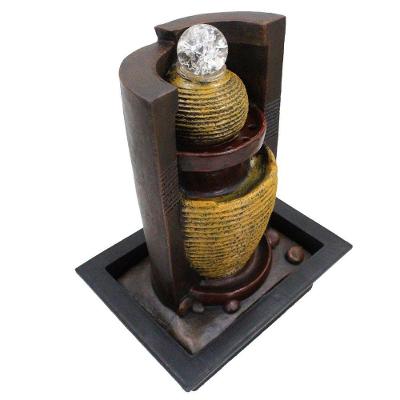 Fonte De água Decorativa Luz De Led Bivolt