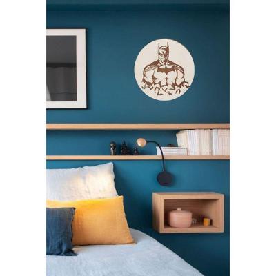 Plaquinha Decorativa [F031] em MDF 3MM com Corte a Laser e Feltro Branco Trovarelli Móveis
