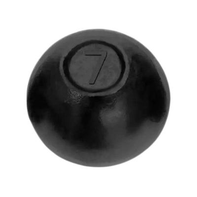 Bola de Arremesso Ferro Fundido 7kg BATF7A Treinamento Funcional Preto Anilhas Fitness