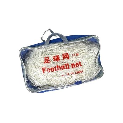 Kit 2 Redes de Futebol SU-RED3 Society Poliéster com Bolsa Branco AB Mídia