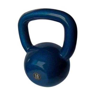 Kettlebell Emborrachado Treinamento Funcional 16,0kg Alça Anatômica Anilhas Fitness