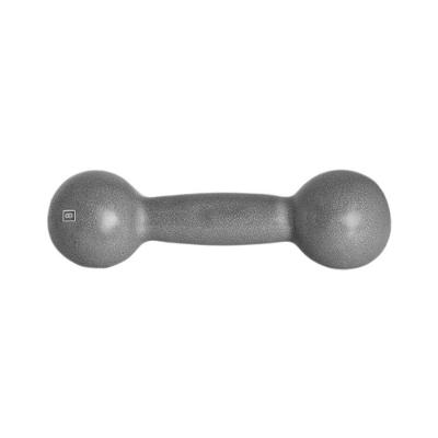 Halter de Ferro Fundido Emborrachado 8,0kg Crossfit Academia Preto Anilhas Fitness