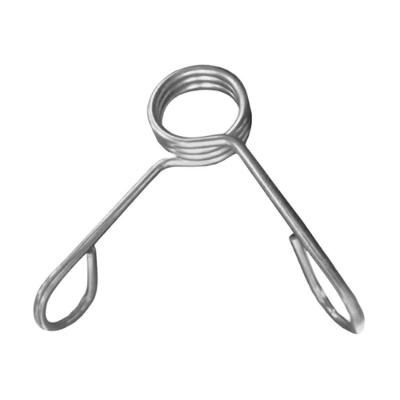 Presilha Grampo para Prender Anilha em Barra de Musculação Aço Carbono Niquelado Anilhas Fitness