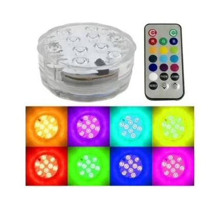 Luz Subaquática LED Luzes Impermeável RGB Piscina Aquário com Controle Remoto IP68 OEM