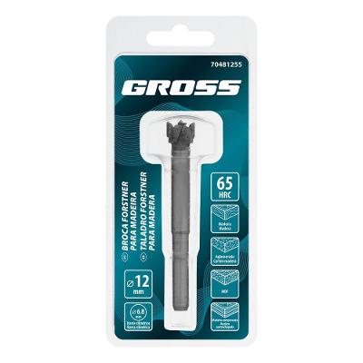 Broca Forstner para Madeira 12mm 70481255 Haste Cilíndrica Azul Gross