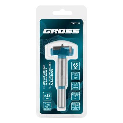 Broca Forstner 32mm para Furos Limpos em Madeira Metal Resistente Haste Cilíndrica Mtx