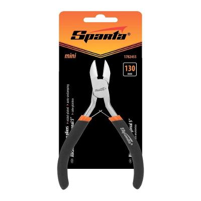 Alicate de Corte Diagonal Mini 5'' 130mm Niquelado Mini 1782455 Sparta Ferramentas