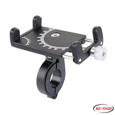 Suporte de Celular para Bicicleta e Moto E-32 em Liga de Alumínio Resistente Preto OEM