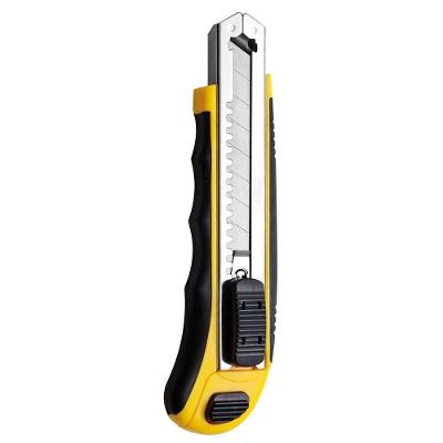 Estilete Largo 18mm 43390-308 com Lâmina Segmentada e Cabo Emborrachado Tramontina