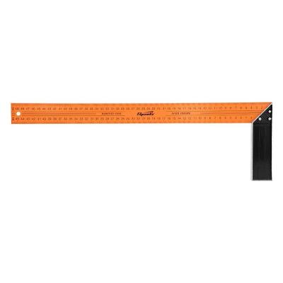 Esquadro Metálico 500mm 3235255 em Aço U8A com Pintura Anticorrosiva Laranja Sparta Ferramentas