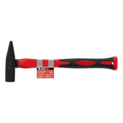 Martelo Pena Forjado MTX 103689 Aço 400g Cabo Fibra de Vidro Emborrachado Vermelho MTX