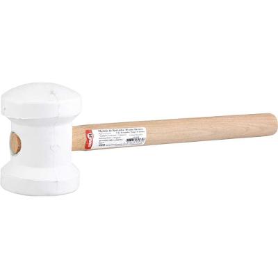 Martelo de Borracha 80mm 32355954 para Pisos Cerâmicos e Porcelanatos Branco Nove54