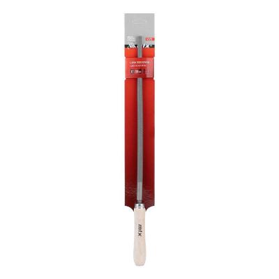 Lima Redonda Murça 12" 300mm 1613255 Aço Carbono Cabo Madeira Vermelho Mtx