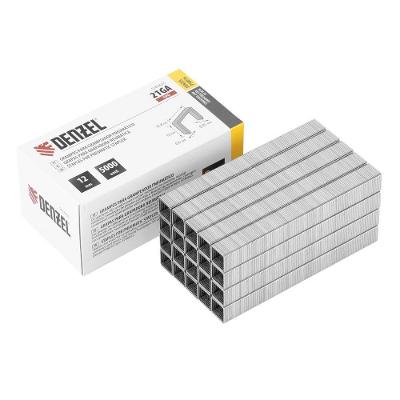 Grampos para Grampeador Pneumático 12mm Amarelo Pacote 5000 Unidades Denzel
