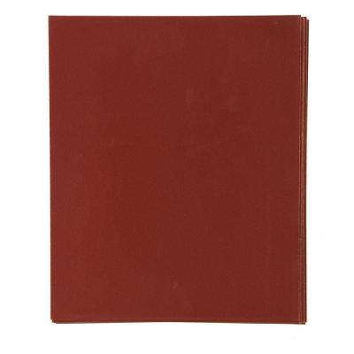 Folha de Lixa Costado de Papel Grão 1000 230x280mm Vermelho Kit 50 Peças MTX