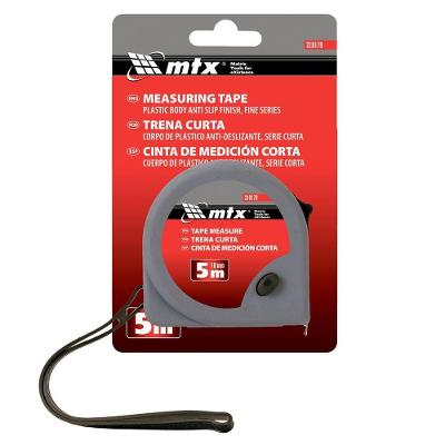Trena Curta Fine 5m X 19mm 310179 com Estojo Plástico ABS Vermelho MTX