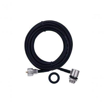 Cabo Coaxial UHF M-802 5,5M RG-058 com Alta Durabilidade Aquário