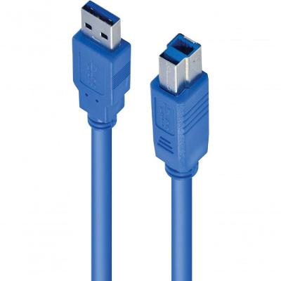 Cabo USB para Impressora U3AMBM-2 3.0 4.8 Gbps 2m Preto Vinik