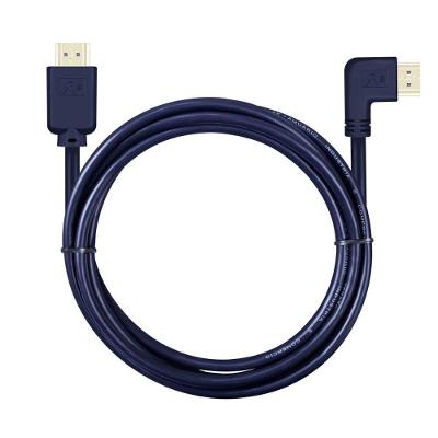 Cabo HDMI 4K902 4K com Suporte 3D Conector 90 Graus 2M Aquário