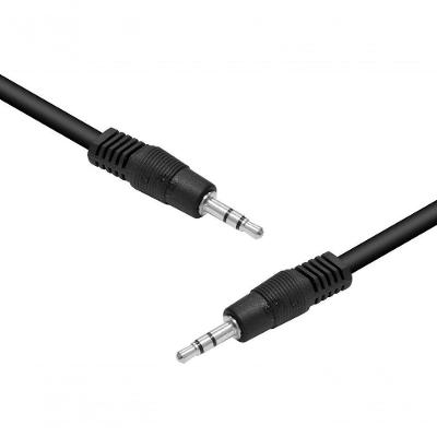 Cabo de Áudio P2 X P2 3.5 Stereo 1.5 Metros Kit 10 Unidades Dourado Vinik