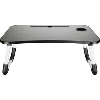Mesa Dobrável de Colo para Notebook Lapdesk com Ergonomia para Estudos e Trabalho Preta Fortrek