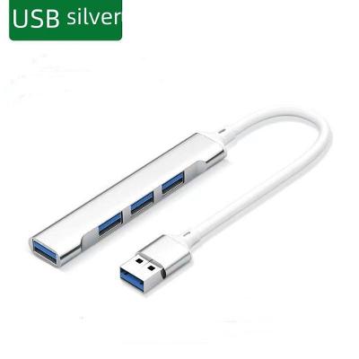 Hub USB-C 3.0 Tipo 3.1 4 Portas com Otg em Liga de Alumínio OEM