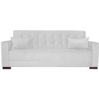 Sofá Cama 3 Lugares Jobim Suede - Amarena Móveis Branco - 7