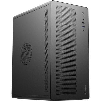 Gabinete Office Go22 Premium para Micro ATX e Mini ITX com Design Compacto e Elegante Preto