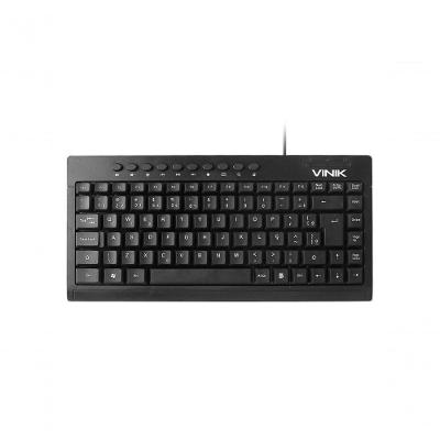 Mini Teclado USB Multimídia Dynamic DT111 ABNT2 com 10 Teclas Atalho Cabo 1,8M Resistente Vinik