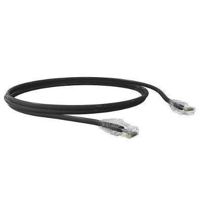 Patch Cord U-UTP CAT.5e 35104008 4 Pares Trançados 26 AWG PVC CMX Retardante 2,5M Preto Bits&Bytes