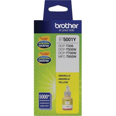 Refil de Tinta BTD5001Y para Impressão de Alto Rendimento Amarelo Brother