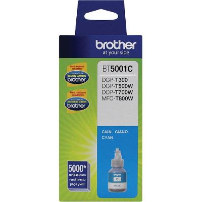 Refil de Tinta BT5001C Ciano 5K para Impressoras Tanque de Tinta Brother
