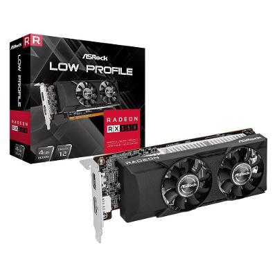 Placa de Vídeo Radeon RX 550 Low Profile 4GB GDDR5 128BITS com HDMI 2.0 e Displayport 1.4 Asrock