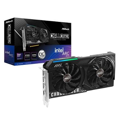 Placa de Vídeo Intel Arc B570 Challenger 10G OC 160 Bits 10GB GDDR6 Dual Fan Asrock