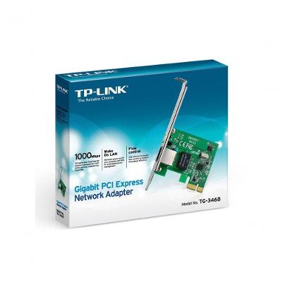 Placa de Rede PCI Express Gigabit TG-3468 10-100-1000MBPS com Wake-on-LAN TP-Link