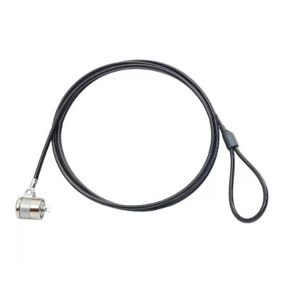 Trava para Notebook CS-30 com Chave Tubular Cabo de Aço 1,8M Preto C3tech