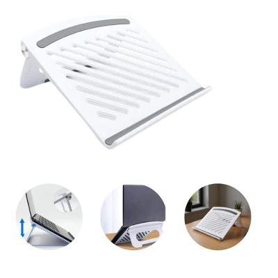 Suporte para Notebook Suporte Branco para Laptop Notebook Inclinação Ajustável com Estrutura Vazada