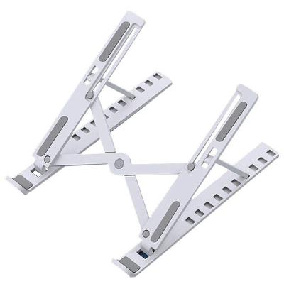 Suporte para Notebook Compacto Articulado com Altura Regulável Dobrável Portátil Preto OEM