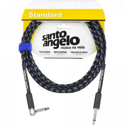 Cabo para Instrumentos Angel l Tx 6,10M Cobre OFHC Revestimento Têxtil Colorido Santo Angelo