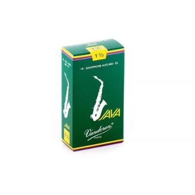 Palheta para Saxofone Alto Java 1 ½ Flexível para Jazz e Música Popular Vandoren