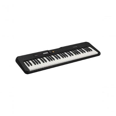 Teclado Musical CT-S200BKC2-BR com 61 Teclas e 400 Timbres, Modo Dance Music, Preto Casio