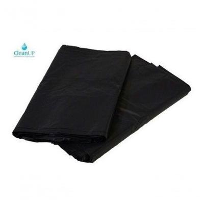 Saco de Lixo 100 Litros Reforçado Boca Larga Preto 5KG com 100 Unidades para Uso Profissional