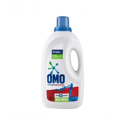 Lava Roupas Líquido Lavagem Perfeita 3L com Perfume de Longa Duração e Alto Rendimento OMO