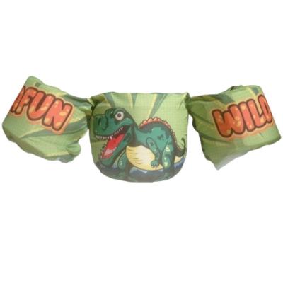 Boia Colete Flutuador Infantil Standart Acquafun Dino World com Boias de Braço Integradas OEM