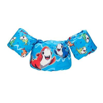 Boia Colete Flutuador Infantil Acquafun Standart Little Shark com Boias de Braço Integradas OEM